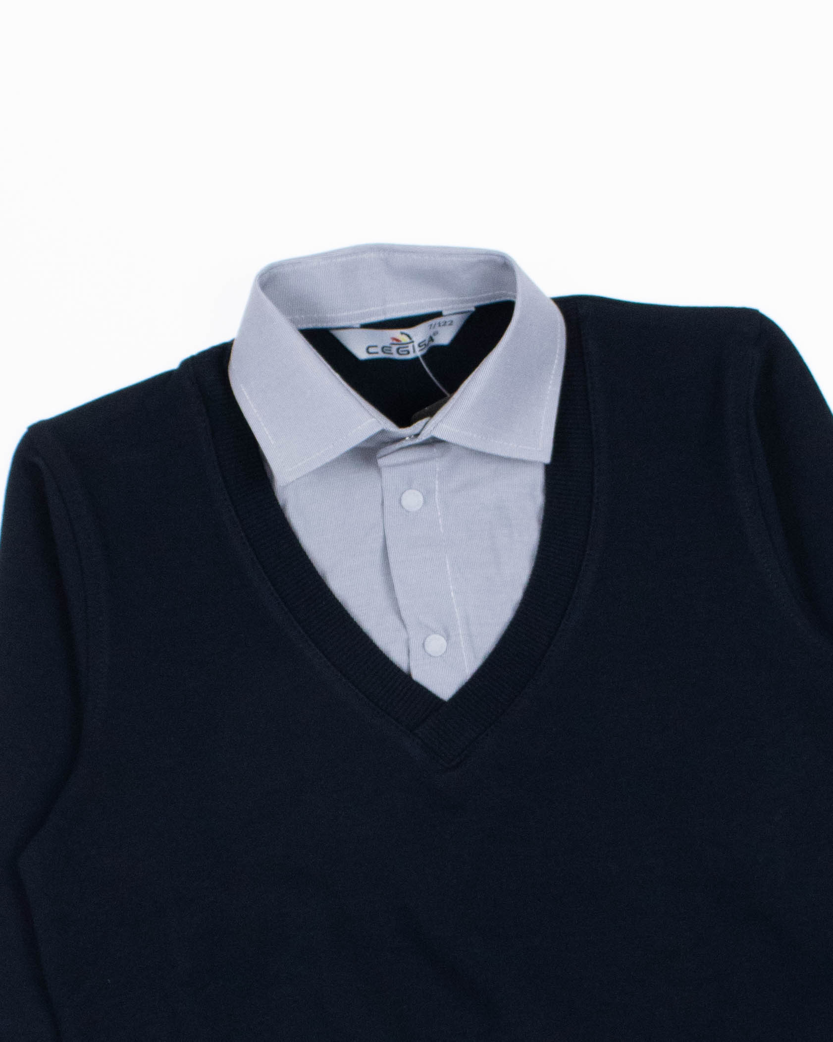 CEGISA 4050 Джемпер имитация двойки CEGISA 4050 Джемпер имитация двойки фото