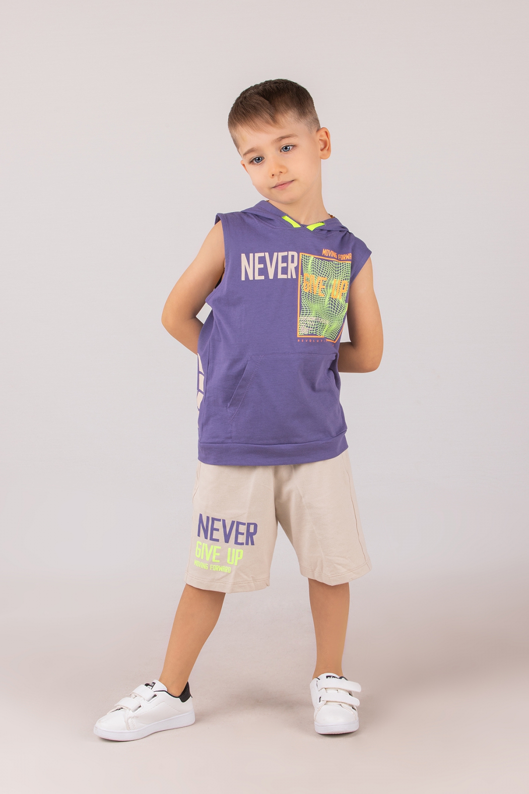 DMB KIDS 7412 Костюм  (цвет: Фиолетовый\бежевый) DMB KIDS 7412 Костюм  (цвет: Фиолетовый\бежевый)