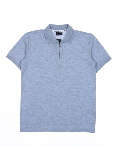 CEGISA 2316/1 Поло (цвет: Серо-голубой меланж 170 см)