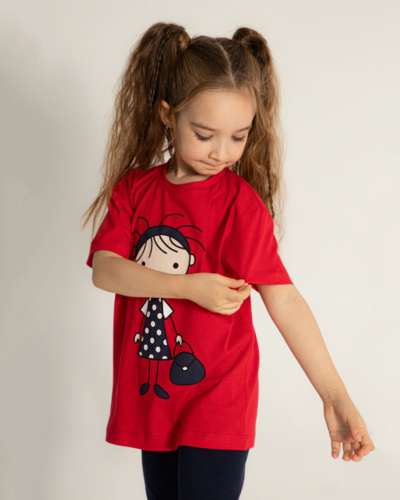 DMB KIDS 0393 Костюм  (цвет: Красный\темно-синий)