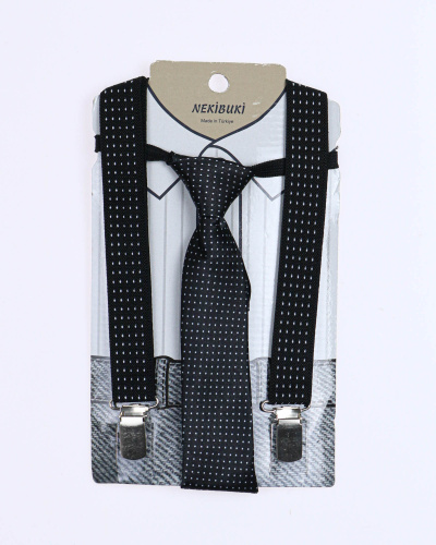 NEKIBUKI 1071 Набор подтяжки + галстук NEKIBUKI 1071 Набор подтяжки + галстук фото